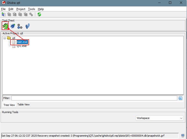 Drag into Code Viewer